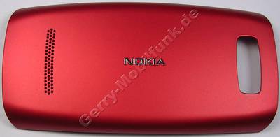 Akkufachdeckel rot Nokia Asha 305 original Batteriefachdeckel red, B-Cover