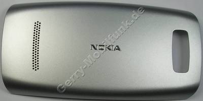 Akkufachdeckel silber wei Nokia Asha 305 original Batteriefachdeckel silver white, B-Cover