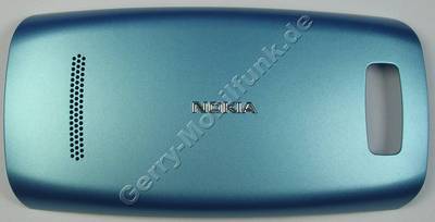 Akkufachdeckel blau Nokia Asha 306 original Batteriefachdeckel midnight blue, B-Cover