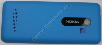 Akkufachdeckel cyan Nokia 206 SingleSim original Batteriefachdeckel B-Cover blau