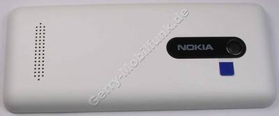 Akkufachdeckel weiss Nokia 206 SingleSim original Batteriefachdeckel B-Cover white