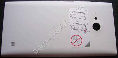 Akkufachdeckel weiss Nokia Lumia 730 original Batteriefachdeckel Akkudeckel white