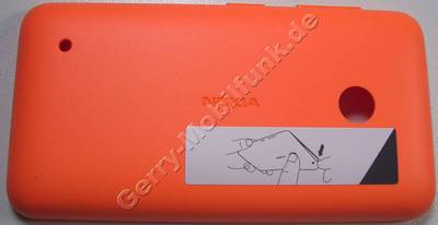 Akkufachdeckel orange Microsoft Lumia 530 original Batteriefachdeckel Akkudeckel bright orange