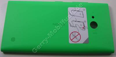 Akkufachdeckel grn mit NFC Modul Nokia Lumia 735 original Batteriefachdeckel Akkudeckel bright green incl. eingeklebter Antenne