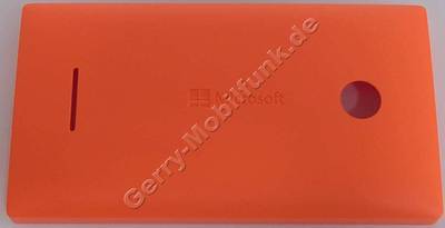 Akkufachdeckel orange Microsoft Lumia 435 B-Cover Rückenschale mit Seitentasten, Lautstärketaste, Fototaste, Powertaste