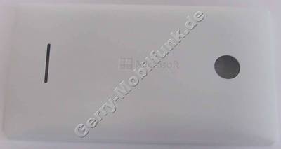 Akkufachdeckel weiss Microsoft Lumia 435 B-Cover white Rckenschale mit Seitentasten, Lautstrketaste, Fototaste, Powertaste