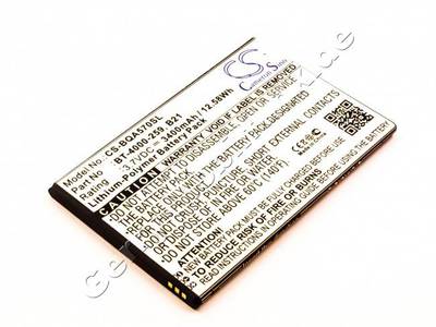 Akku BQ Aquaris 5.7, Li-Polymer, 3,7V, 3400mAh, 12,6Wh Akku BQ Aquaris 5.7, Li-Polymer, 3,7V, 3400mAh, 12,6Wh