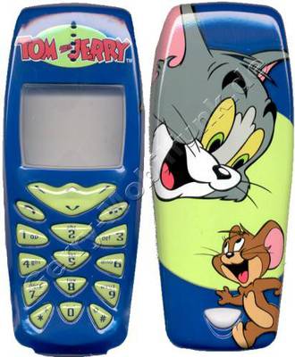 Cover fr Nokia 3510 3510i Tom und Jerry blau gelb (Lizensiert von Disney, keine original Nokia Oberschale)