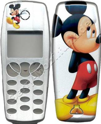 Cover fr Nokia 3510 3510i Mickey Mouse silber (Lizensiert von Disney, keine original Nokia Oberschale)