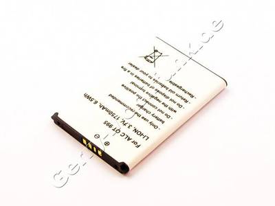 Akku Alcatel OT 995, Li-ion, 3,7V, 1750mAh, 6,5Wh Akku Alcatel OT 995, Li-ion, 3,7V, 1750mAh, 6,5Wh