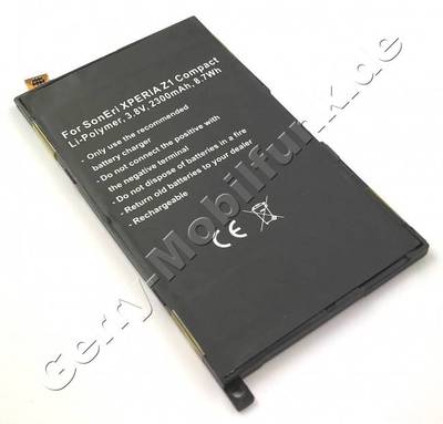 Akku Sony Xperia Z1 Compact Li-Polymer Akku 3,8Volt 2300mAh 8,7Wh