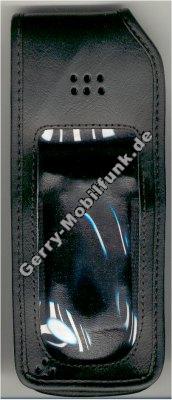 Ledertasche schwarz mit Grtelclip Motorola 6200