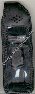 Ledertasche schwarz mit Grtelclip Motorola Flair