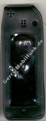 Ledertasche schwarz mit Grtelclip Nokia 1611
