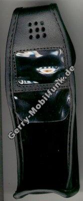 Ledertasche schwarz mit Clip Motorola 3188