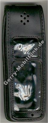 Ledertasche schwarz mit Grtelclip Sony C1