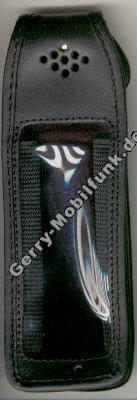Ledertasche schwarz mit Grtelclip Sony C5