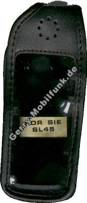 Ledertasche schwarz mit Grtelclip Siemens SL45