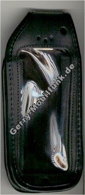 Ledertasche schwarz mit Grtelclip Sagem 930