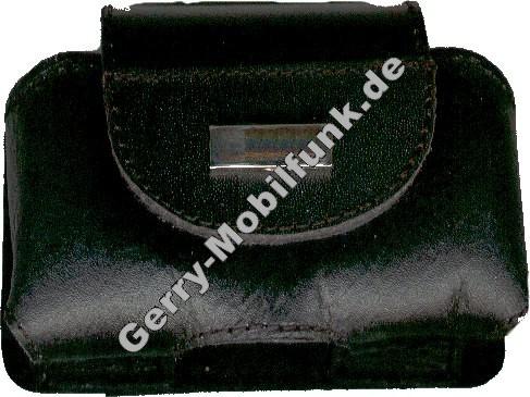 Ledertasche schwarz quer fr Motorola T720