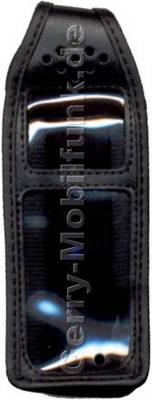 Ledertasche schwarz mit Grtelclip Motorola T180
