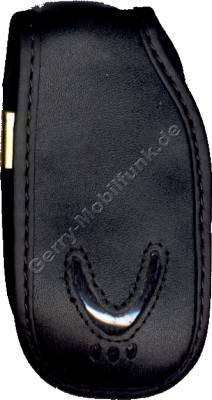 Ledertasche schwarz mit Gürtelclip Motorola V66 Ledertasche schwarz mit Gürtelclip Motorola V66