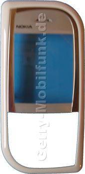 Oberschale original Nokia 7610 silber A-Cover