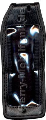 Ledertasche schwarz mit Grtelclip Panasonic GD93