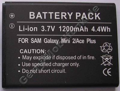 Akku Samsung Galaxy Young DuoS GT-S6312 Li-Ion 1200mAh 3,7Volt 4,4Wh