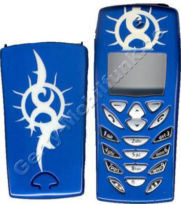 Gravur-Cover fr Nokia 8310 Spike Blau Zubehroberschale nicht original (Oberschale)
