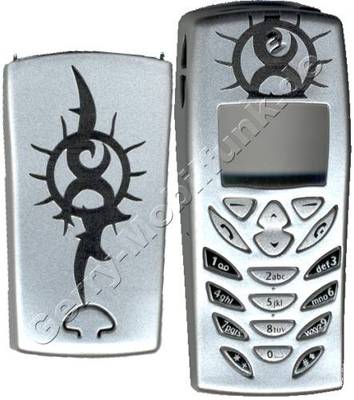 Gravur-Cover fr Nokia 8310 Spike Silber Zubehroberschale nicht original (Oberschale)