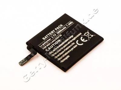 Akku fr Nokia Lumia 625 Qualittsakku aus dem Zubehr, Ersatzakku 2000mAh 7,4Wh 3,7 Volt