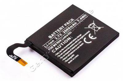 Akku für Nokia Lumia 925 Qualitätsakku aus dem Zubehör, Ersatzakku 2000mAh 7,4Wh 3,7 Volt Akku für Nokia Lumia 925 Qualitätsakku aus dem Zubehör, Ersatzakku 2000mAh 7,4Wh 3,7 Volt
