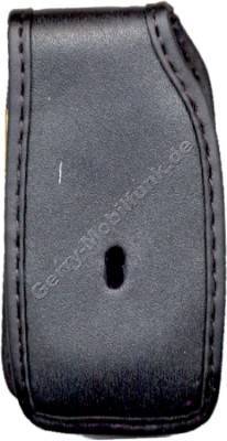 Ledertasche schwarz mit Grtelclip LG 510