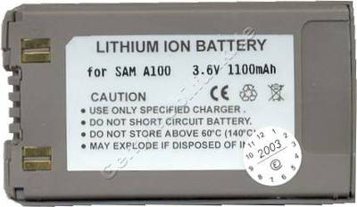 Akku Samsung SGH-A110 Li-ion 3.6V 1100 mAh, champagner 8,2mm