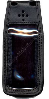 Ledertasche schwarz mit Grtelclip Nokia 2100