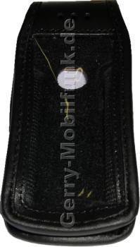 Ledertasche schwarz mit Grtelclip Sony/Ericsson T610