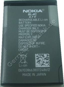 BL-4C original Akku Nokia 6136 3,7 Volt 860mAh 3.2Wh