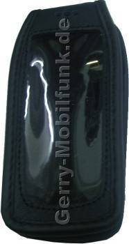 Ledertasche schwarz mit Grtelclip Nokia 6220