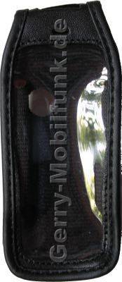 Ledertasche schwarz mit Grtelclip Nokia 3220