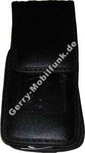 Ledertasche schwarz mit Grtelclip Nokia N90