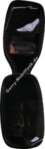 Ledertasche schwarz mit Grtelclip Nokia 6060