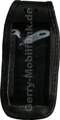 Ledertasche schwarz mit Grtelclip SonyEricsson J220i