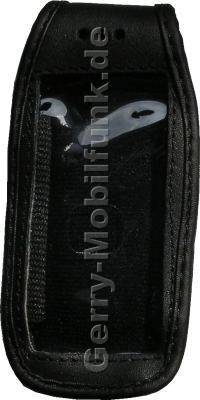 Ledertasche schwarz mit Grtelclip SonyEricsson J230i