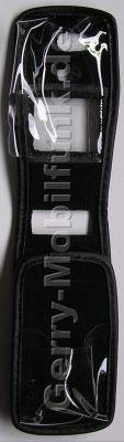 Ledertasche schwarz mit Grtelclip Nokia N71