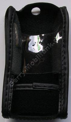 Ledertasche schwarz mit Grtelclip Nokia N80