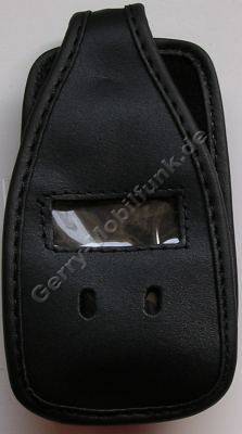 Ledertasche schwarz mit Grtelclip Nokia N93