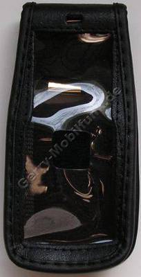 Ledertasche schwarz mit Grtelclip Nokia 6070