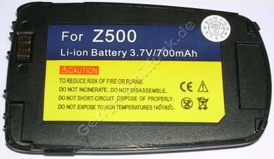 Akku Samsung SGH Z500 schwarz, Li-Ion 3,7V 700mAh 6,7mm