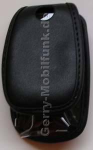 Ledertasche schwarz mit Grtelclip SonyEricsson Z610i